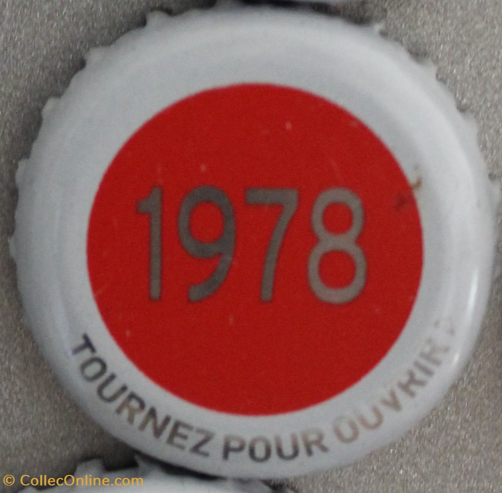 Série grise 1978 capsules muselets biere france serie grise 1978
