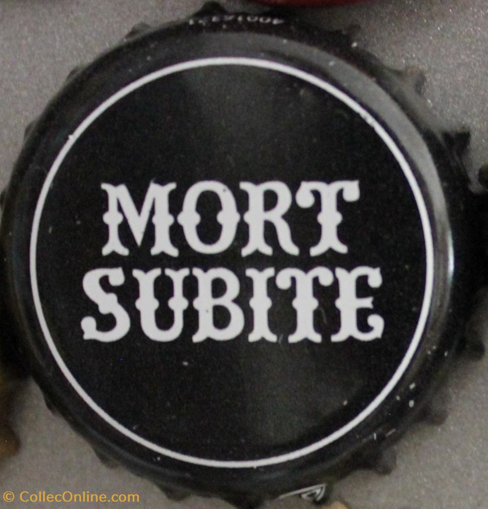 MORT SUBITE capsules muselets biere belgique mort subite