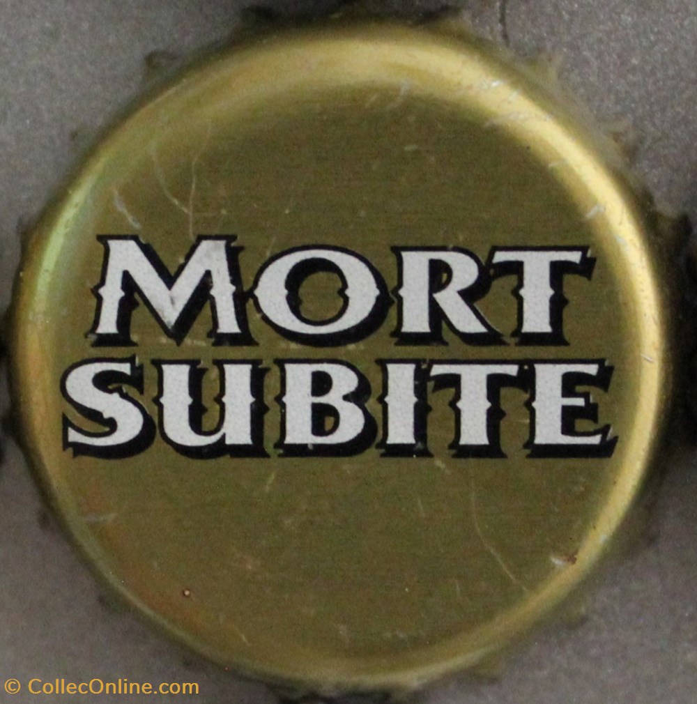 MORT SUBITE capsules muselets biere belgique mort subite