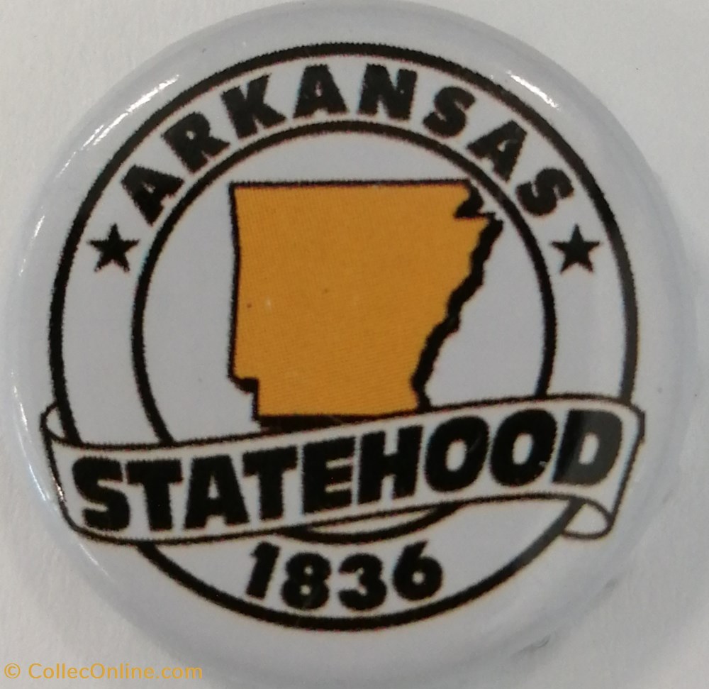 STATEHOOD-blanche-série États Us-Arkansas-USA capsules muselets biere statehood blanche serie etats us arkansas usa
