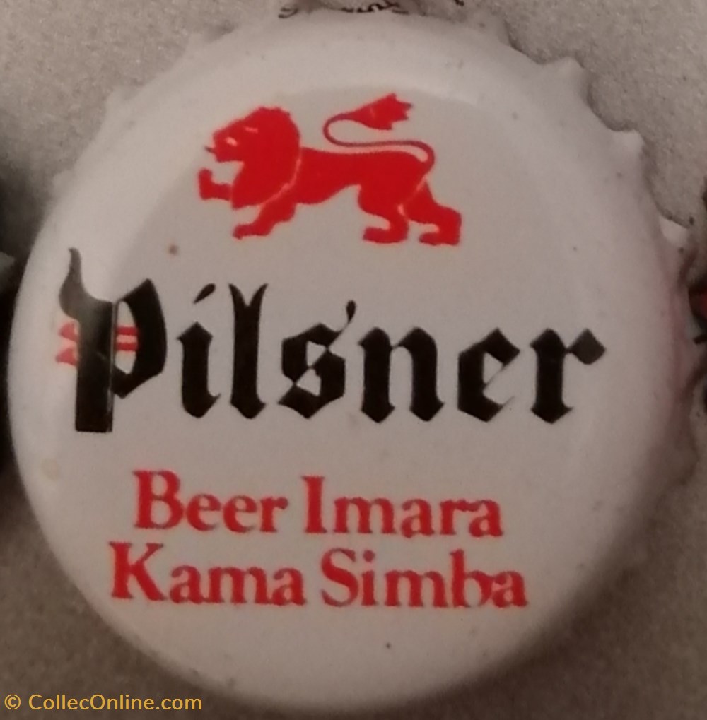 PILSNER capsules muselets biere kenya pilsner