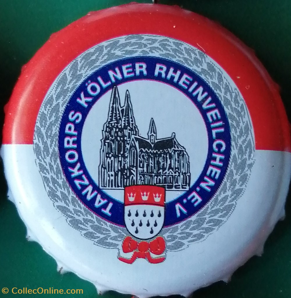GILDEN KOLSCH rouge Blanche série karneval 2015 église Allemagne capsules muselets biere gilden kolsch rouge blanche serie karneval 2015 eglise allemagne