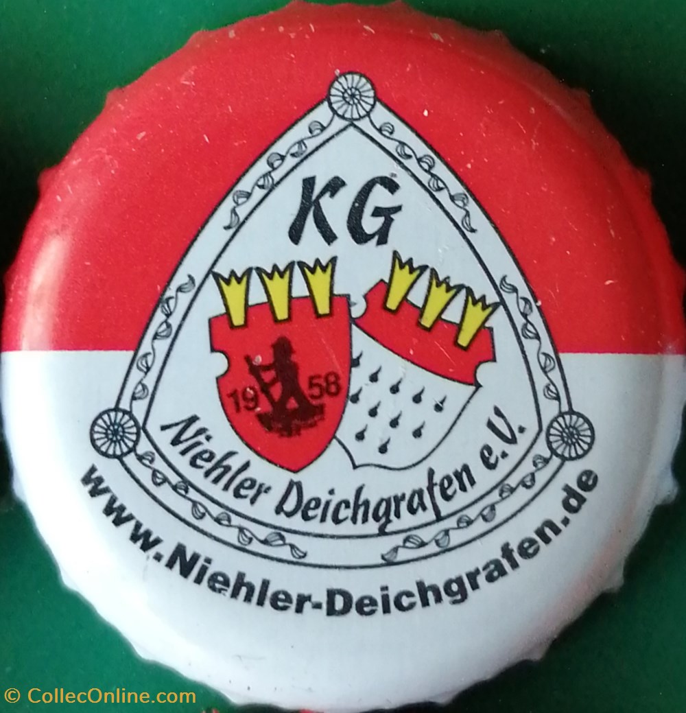 GILDEN KOLSCH rouge blanche série karneval 2015 KG Allemagne capsules muselets biere gilden kolsch rouge blanche serie karneval 2015 kg allemagne