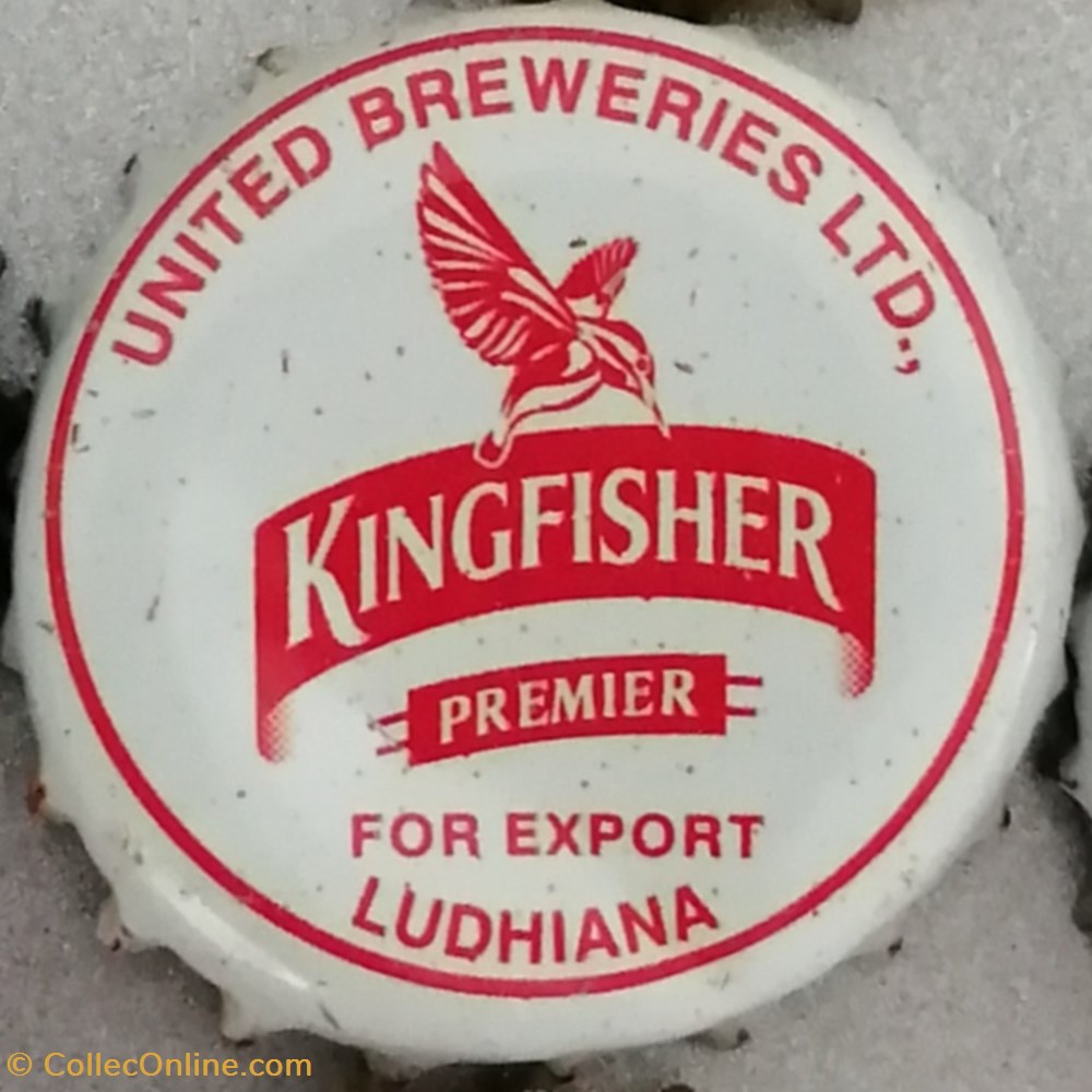 KINGFISHER capsules muselets biere inde kingfisher