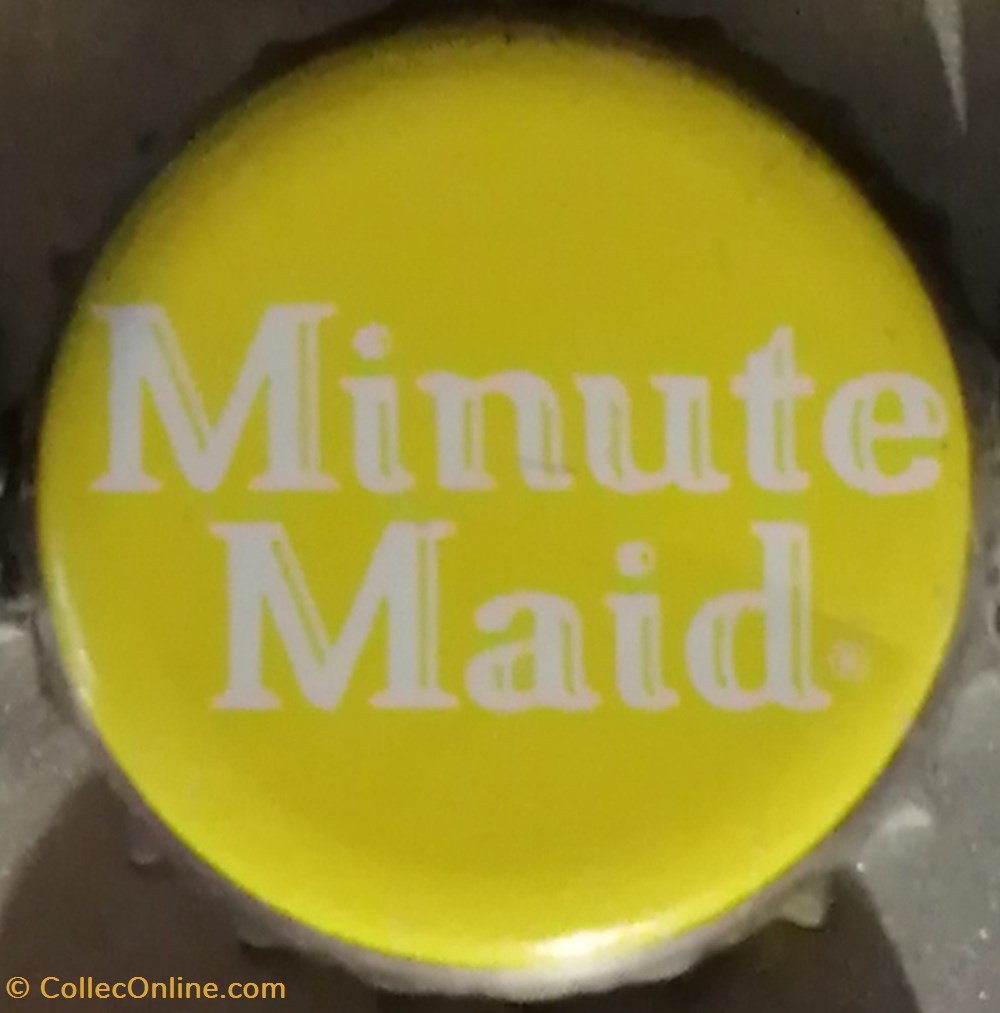 MINUTE MAID capsules muselets soda et autres boisson minute maid