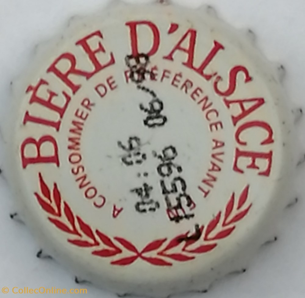 BIÈRE D'ALSACE capsules muselets france biere alsace