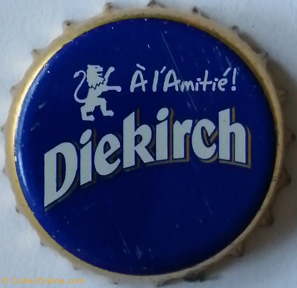 DIEKIRCH capsules muselets biere luxembourg diekirch