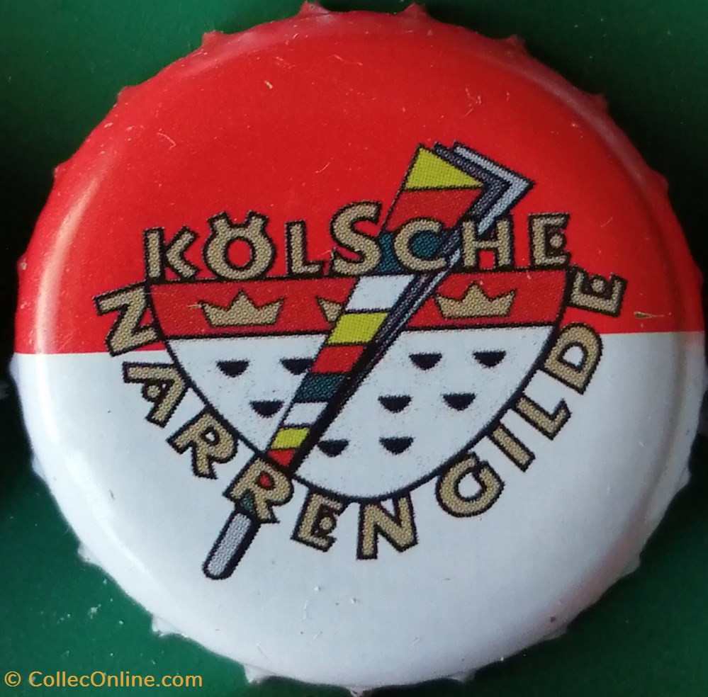 capsules muselets biere gilden kolsch rouge blanche serie karneval 2015 kolsche narrengilde allemagne