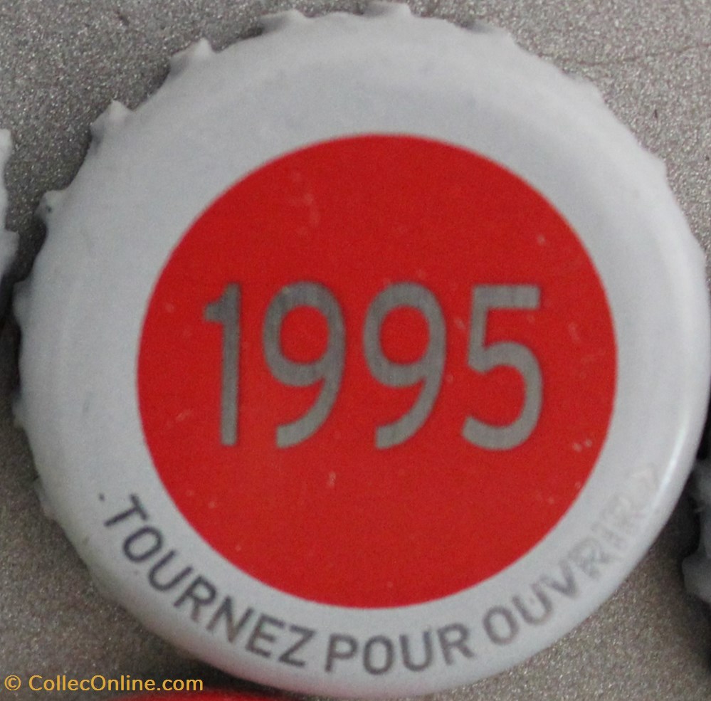 Série grise 1995 capsules muselets biere france serie grise 1995