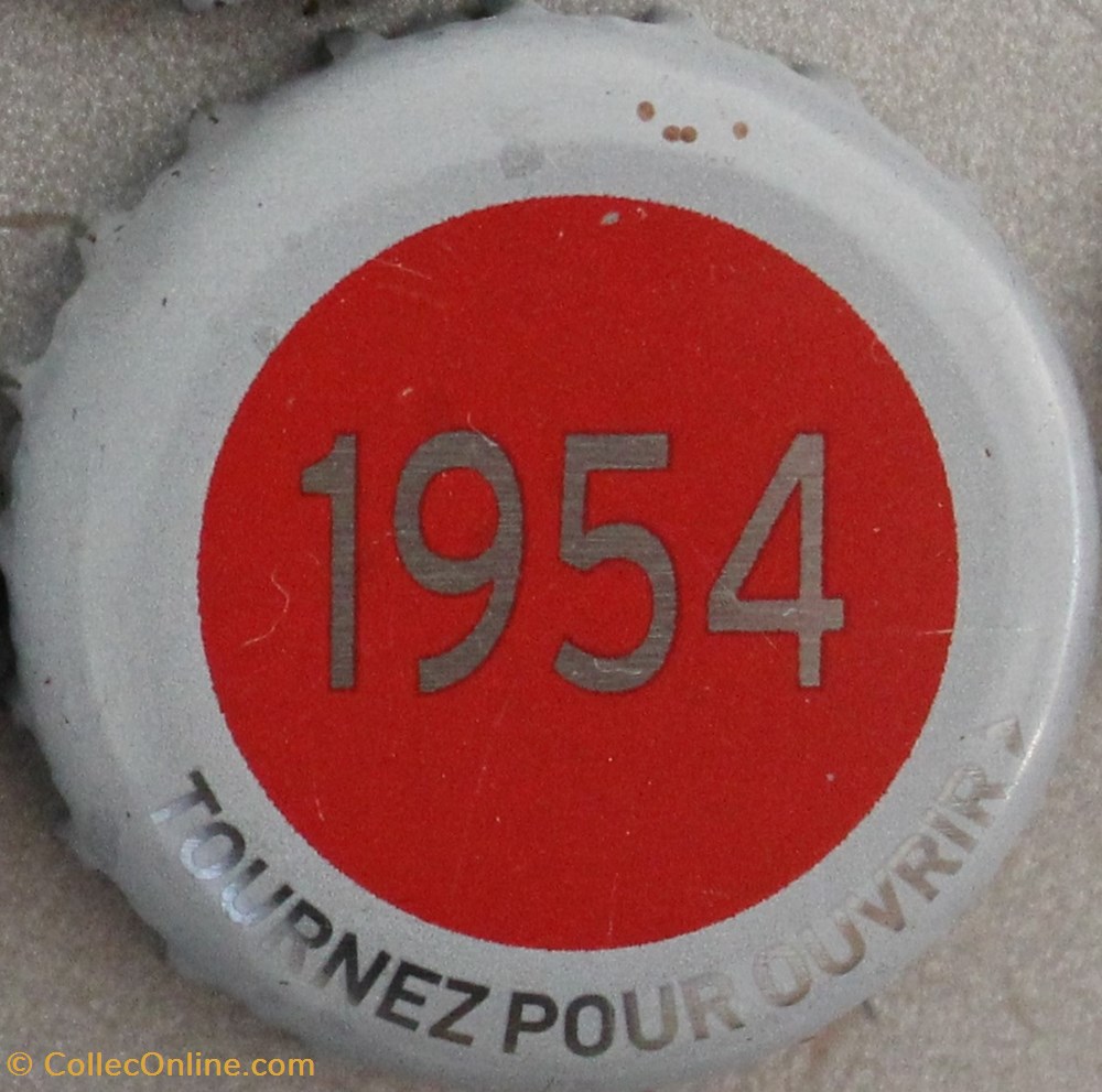 Série grise 1954 capsules muselets biere france serie grise 1954