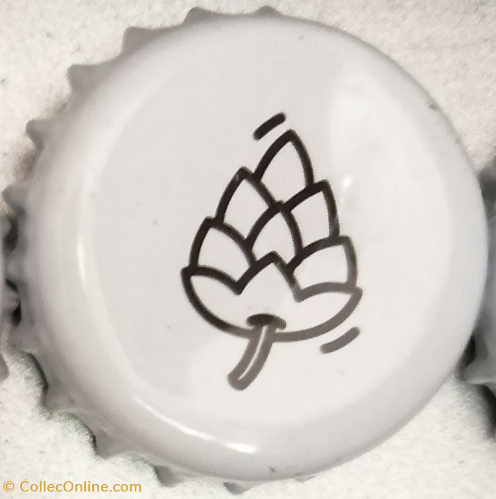 capsules muselets biere various beers serie blanche houblon brasserie big bang beers france
