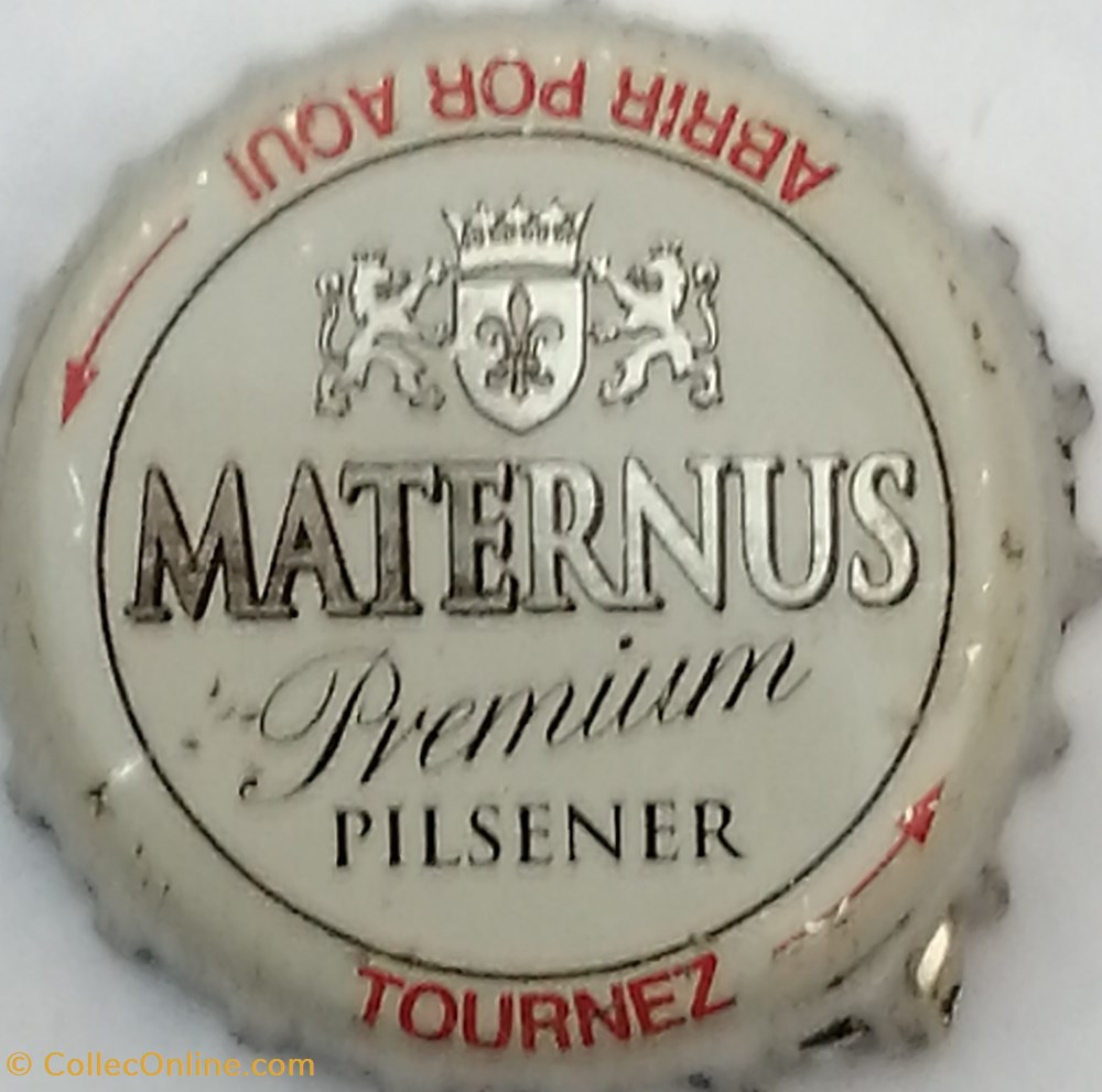 MATERNUS capsules muselets biere belgique maternus
