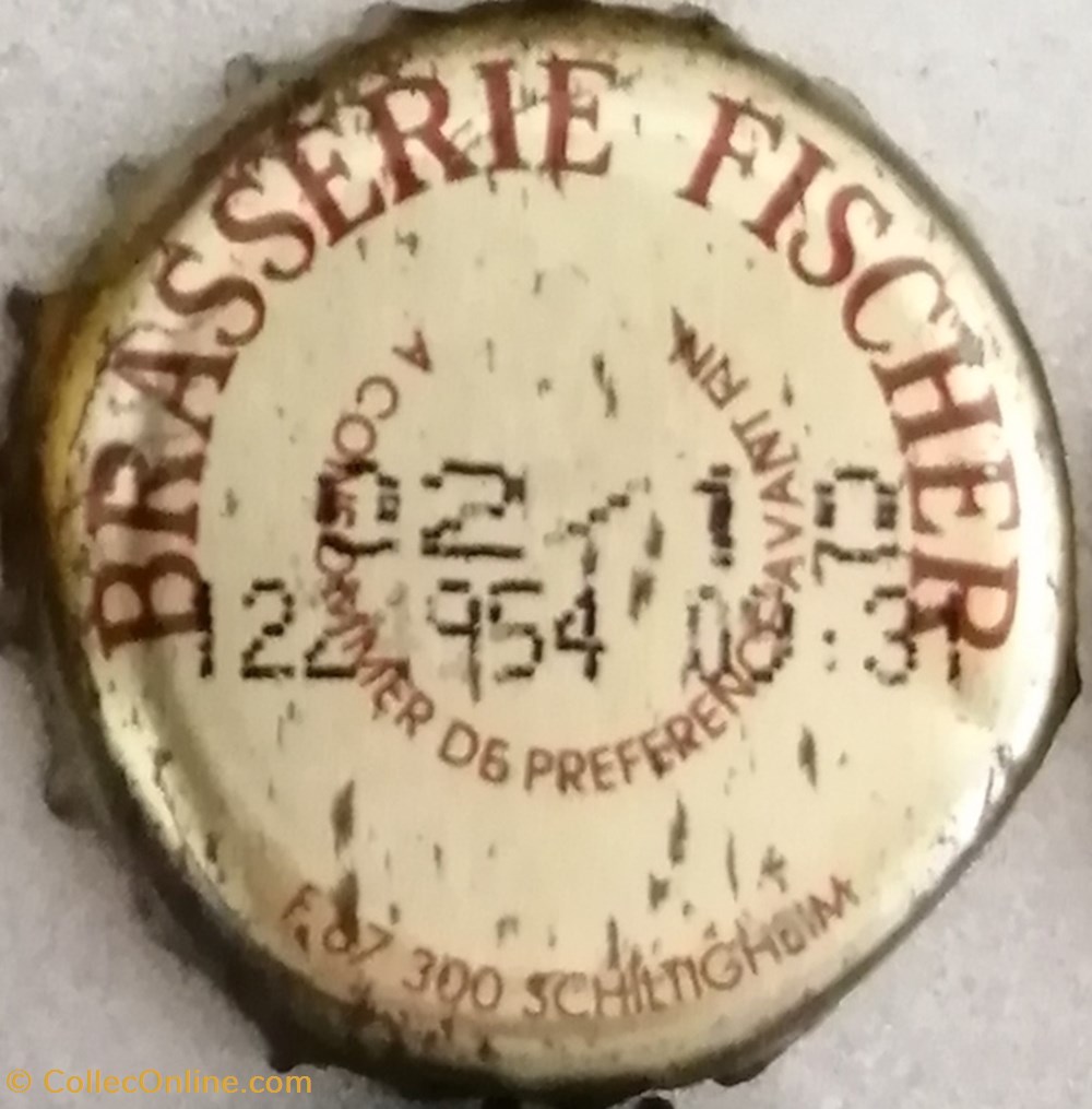 FISCHER capsules muselets biere france fischer