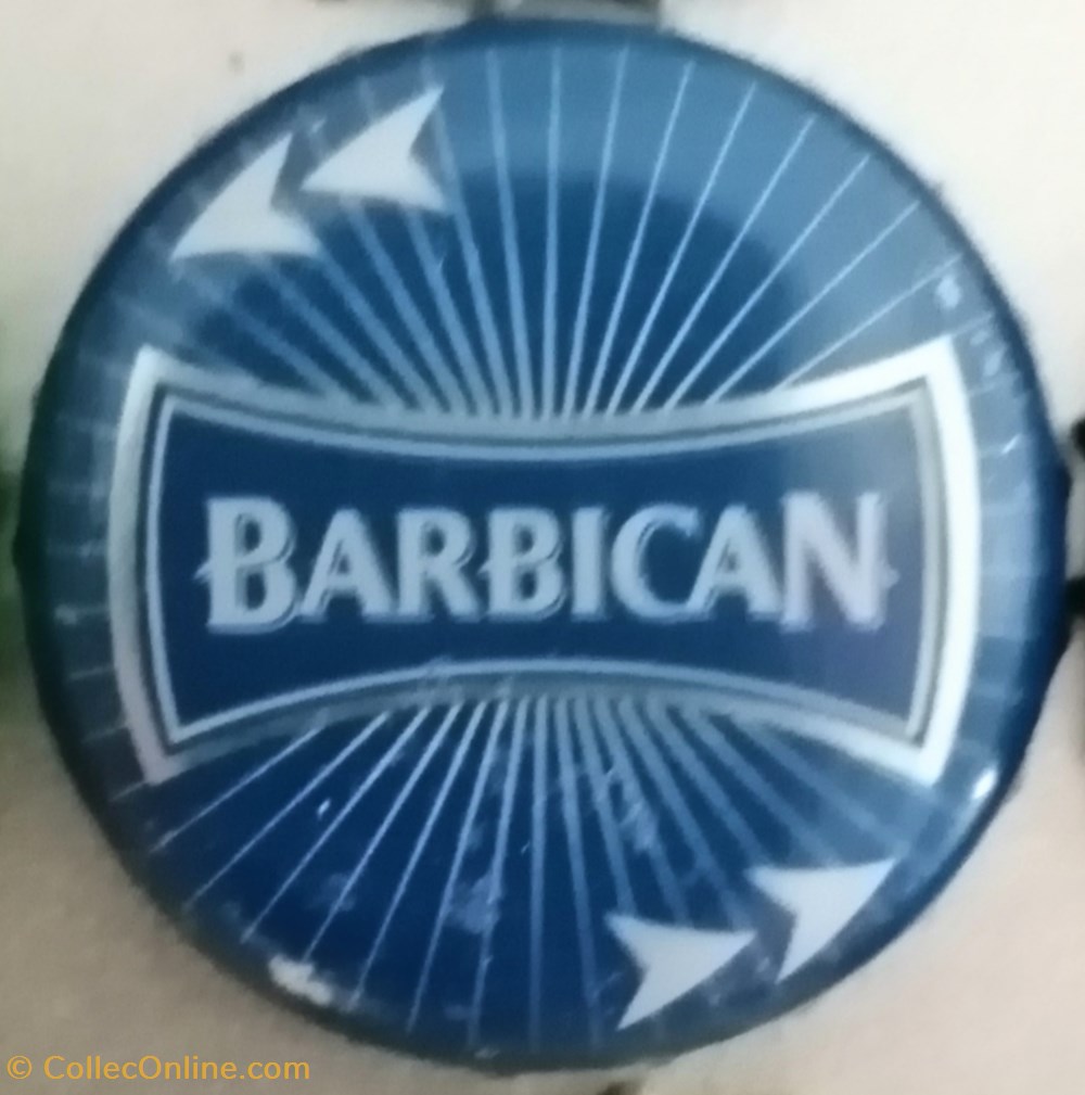 BARBICAN capsules muselets biere arabie saoudite barbican