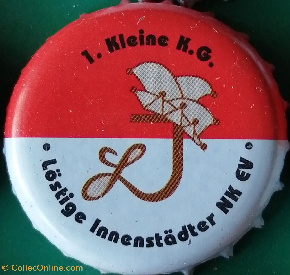 GILDEN KOLSCH rouge Blanche série karneval 2015 LJ Kleine KG Allemagne capsules muselets biere gilden kolsch rouge blanche serie karneval 2015 lj kleine kg allemagne