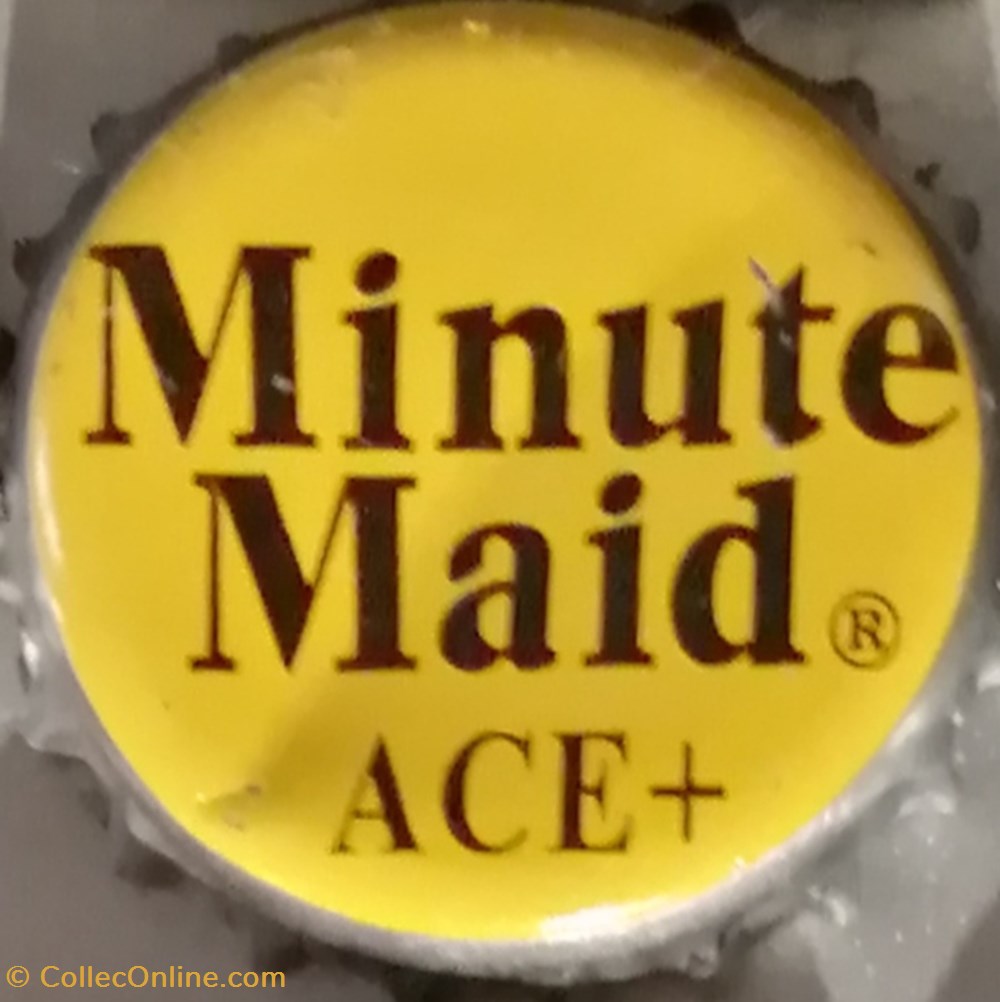 MINUTE MAID capsules muselets soda et autres boisson minute maid