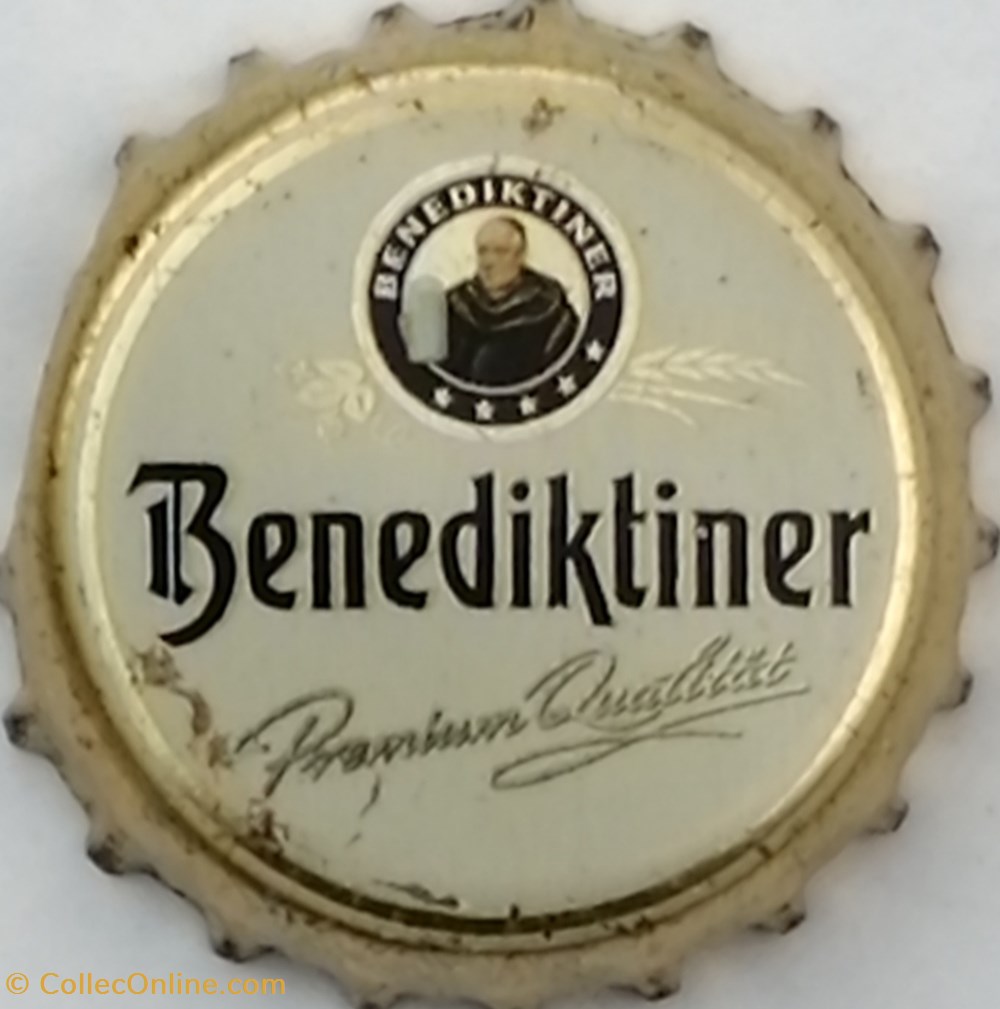 BENEDIKTINER capsules muselets biere allemagne benediktiner