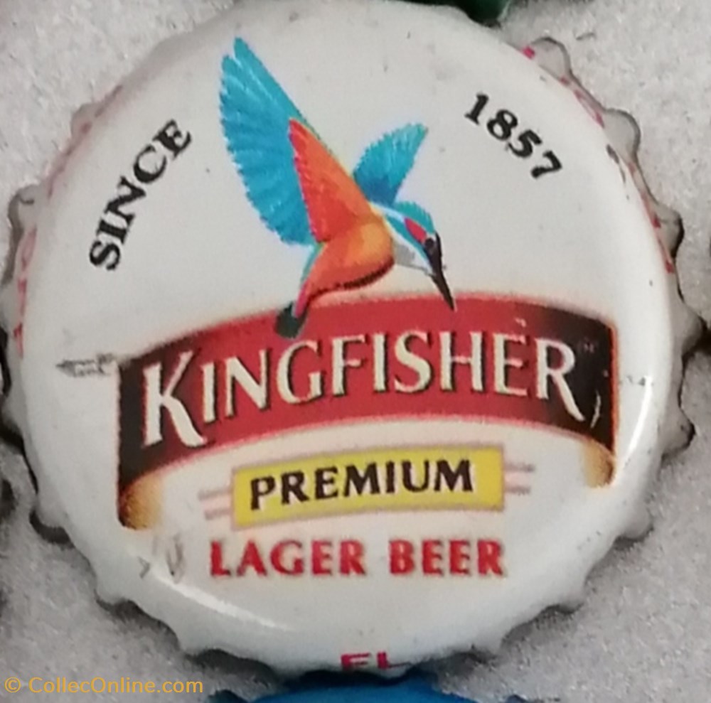KINGFISHER capsules muselets biere inde kingfisher