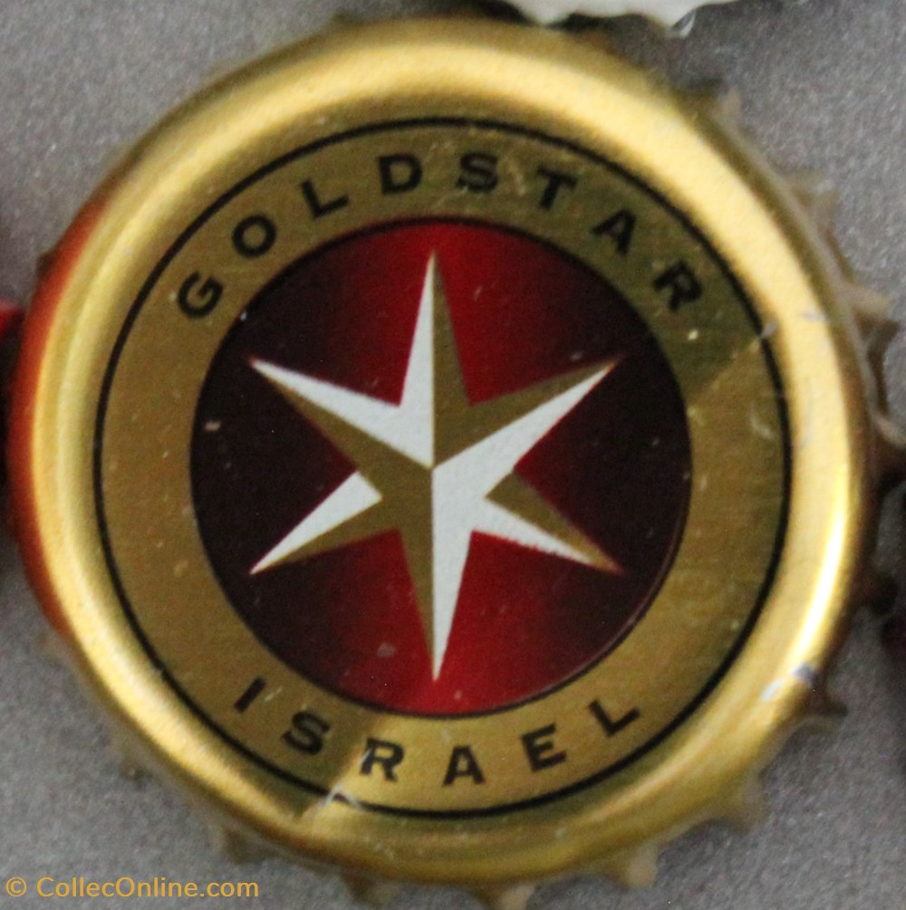 GOLDSTAR capsules muselets biere israel goldstar
