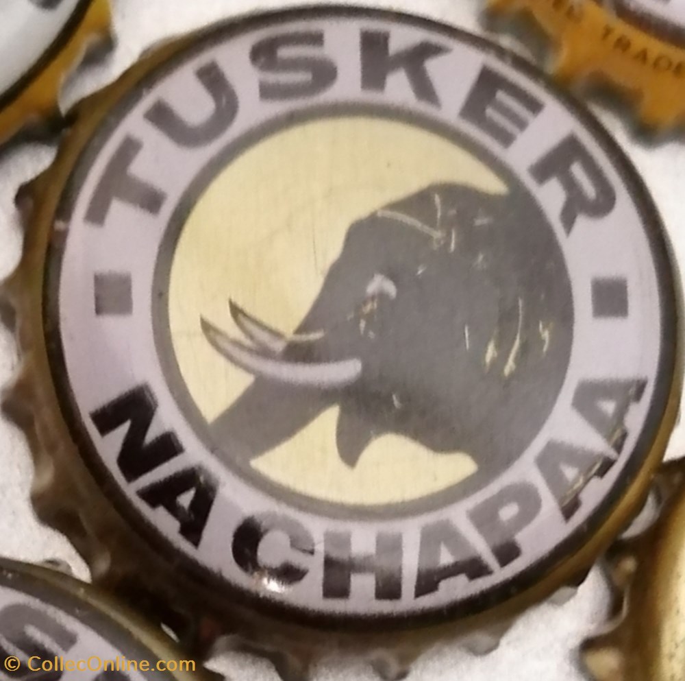 TUSKER capsules muselets biere kenya tusker