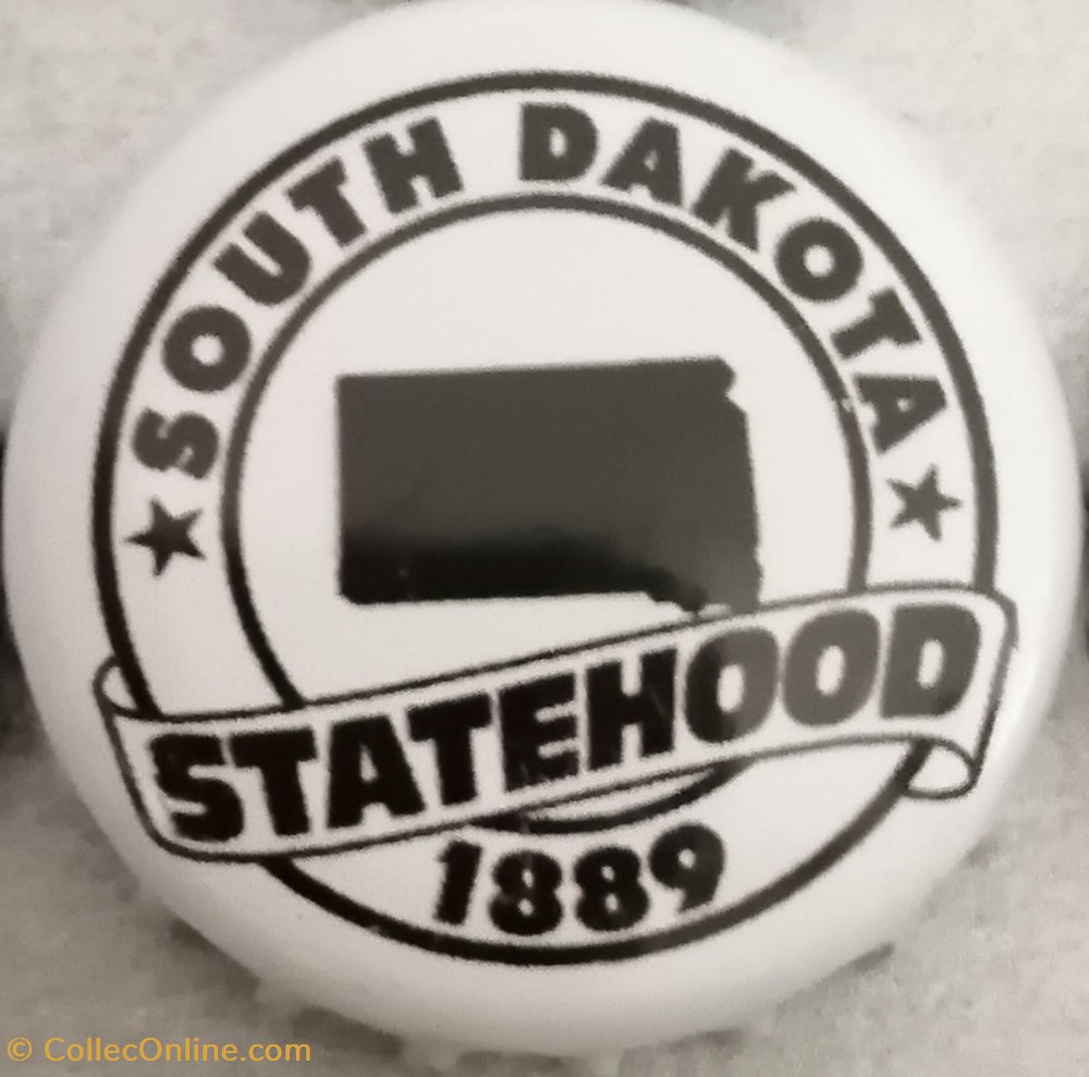 capsules muselets biere statehood blanche serie etats us south dakota usa