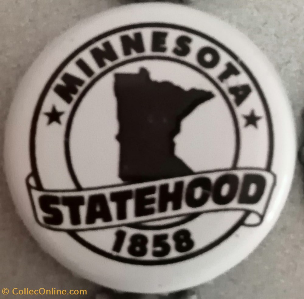 capsules muselets biere statehood blanche serie etats us minnesota usa