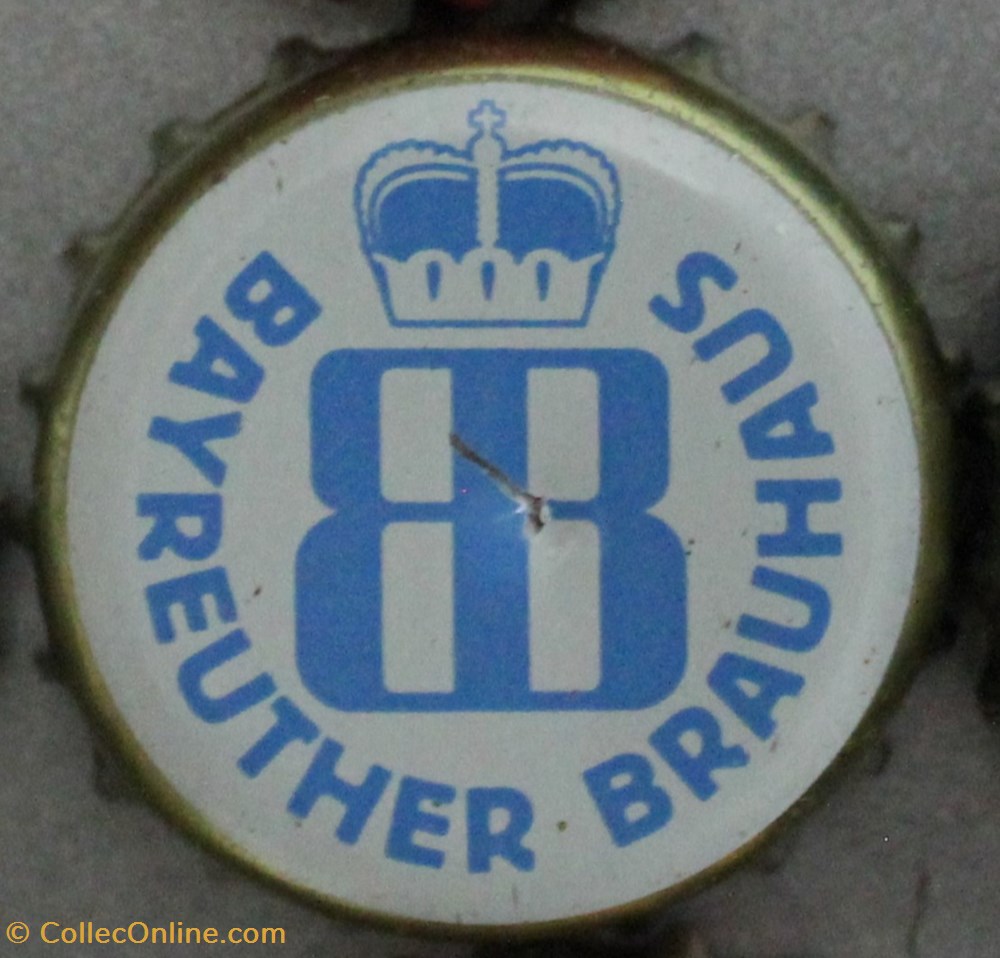 BAYREUTHER capsules muselets biere allemagne bayreuther