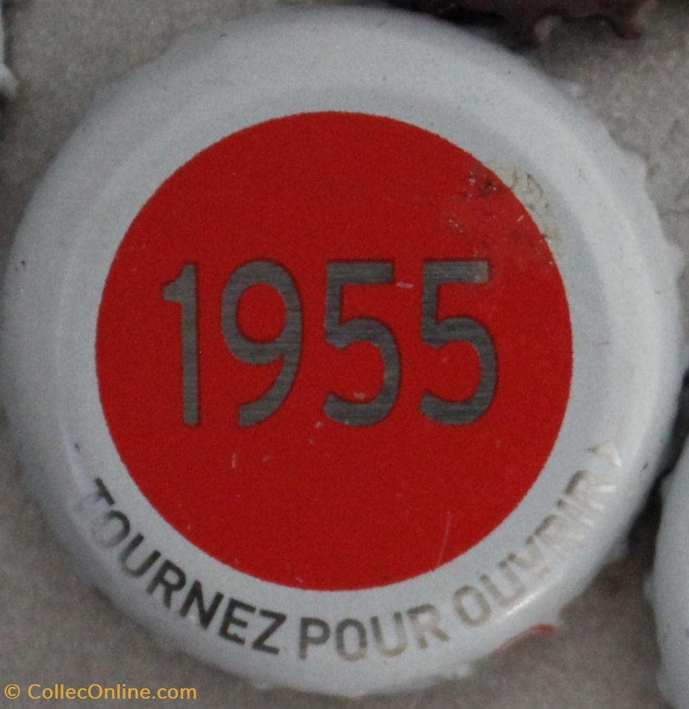 capsules muselets biere france serie grise 1955