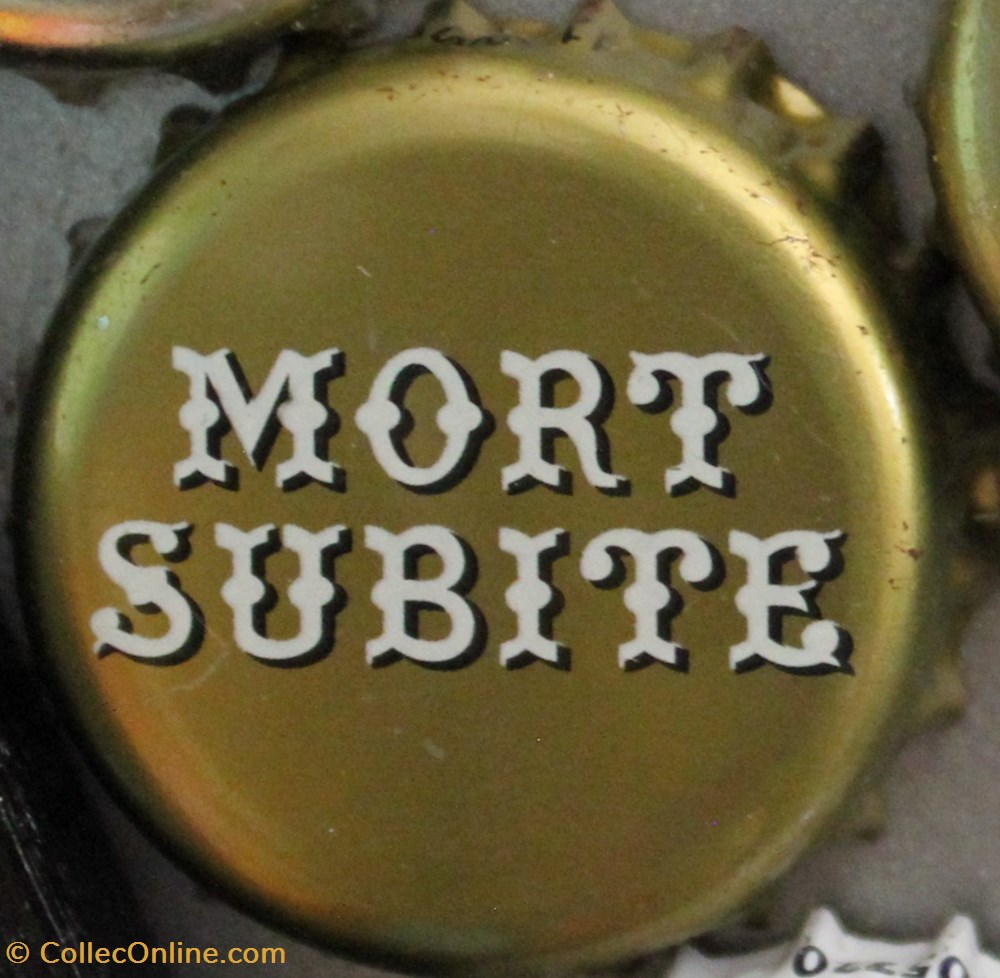 MORT SUBITE capsules muselets biere belgique mort subite