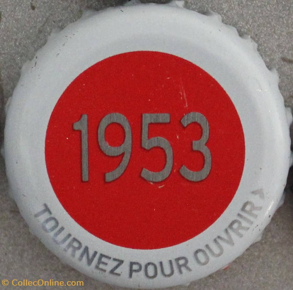 Série grise 1953 capsules muselets biere france serie grise 1953