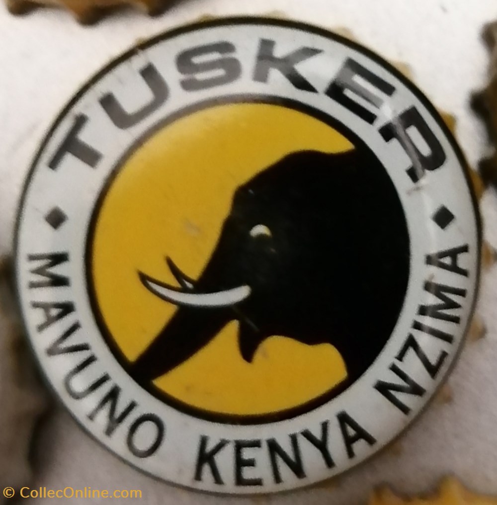 TUSKER capsules muselets biere kenya tusker