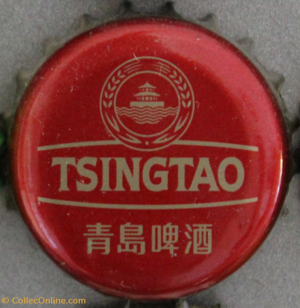 TSINGTAO capsules muselets biere chine tsingtao
