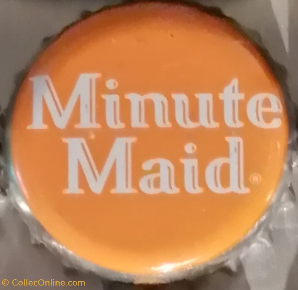 MINUTE MAID capsules muselets soda et autres boisson minute maid