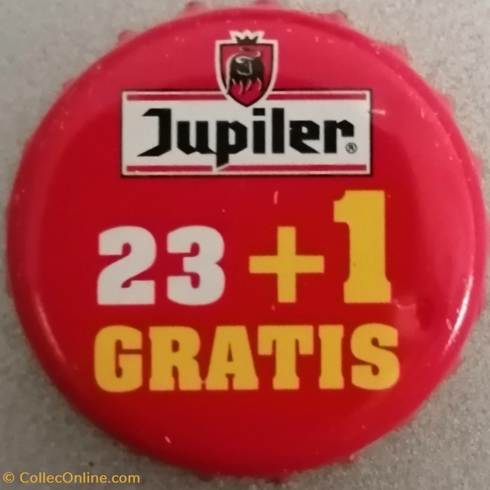 JUPILER capsules muselets biere belgique jupiler