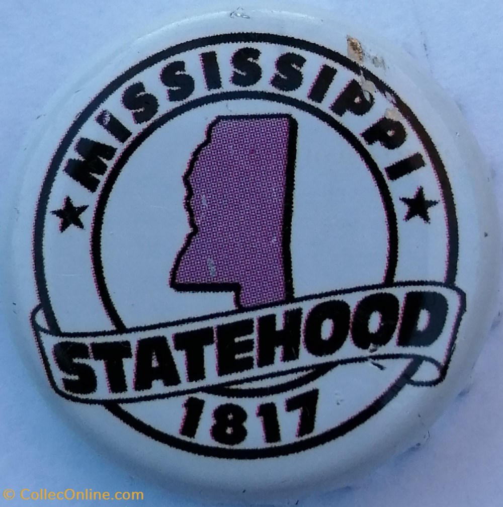 capsules muselets biere statehood blanche serie etats us mississippi2 usa