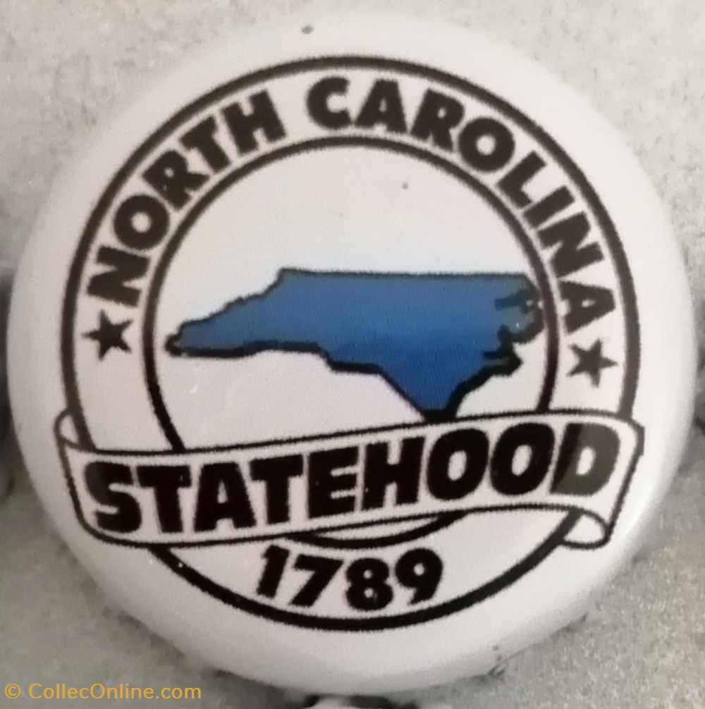 capsules muselets biere statehood blanche serie etats us north carolina usa