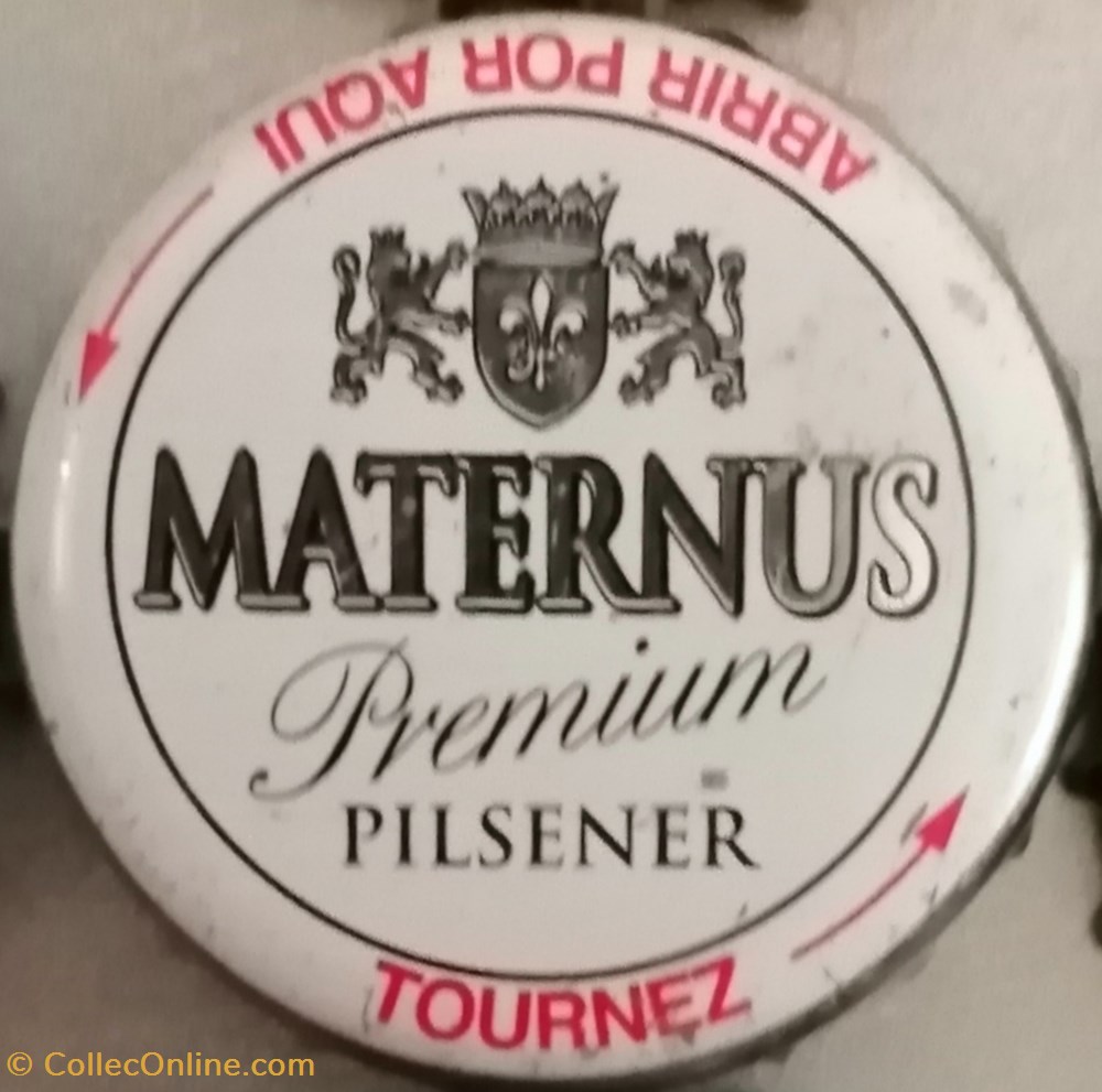 MATERNUS capsules muselets biere belgique maternus