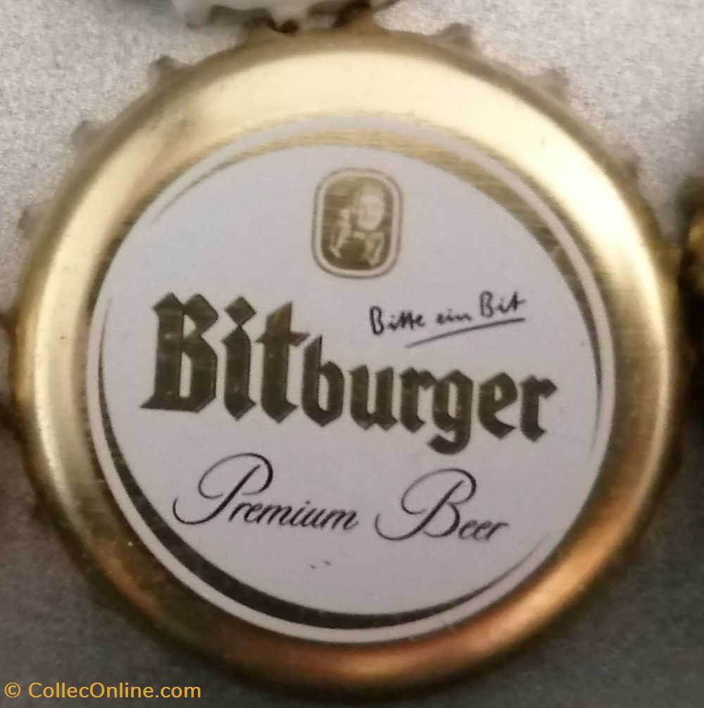 BITBURGER capsules muselets biere allemagne bitburger