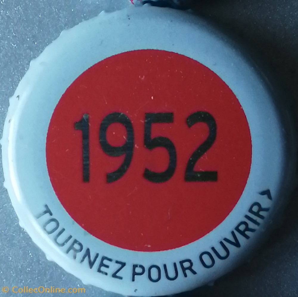Série grise 1952 capsules muselets biere france serie grise 1952