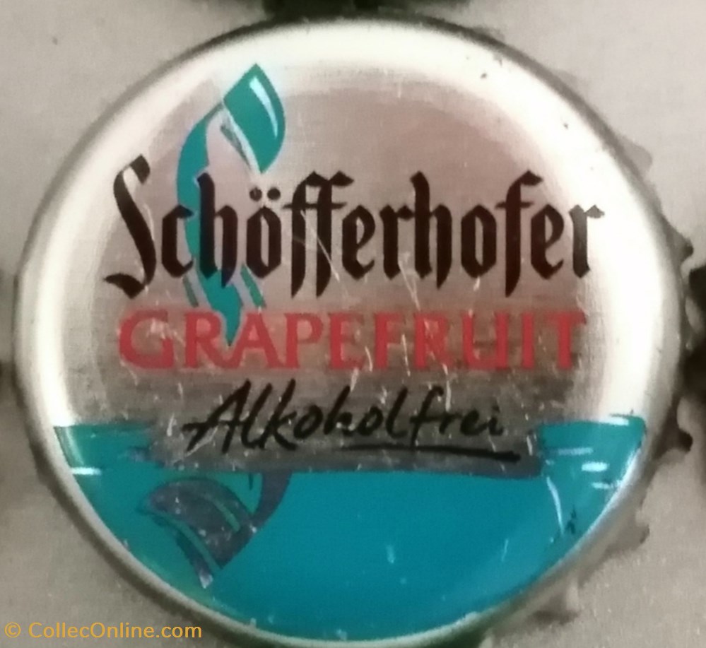 SCHOFFERHOFER capsules muselets biere allemagne schofferhofer