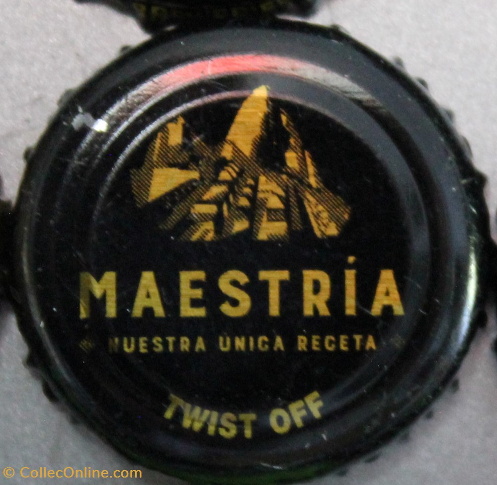 capsules muselets biere perou cusquena dorada