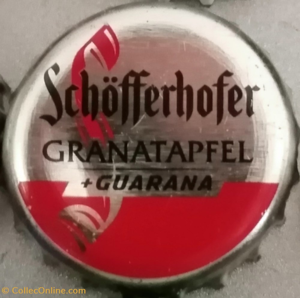 SCHOFFERHOFER capsules muselets biere allemagne schofferhofer
