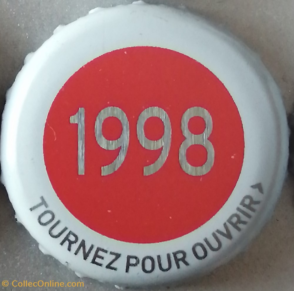 capsules muselets biere france serie grise 1998