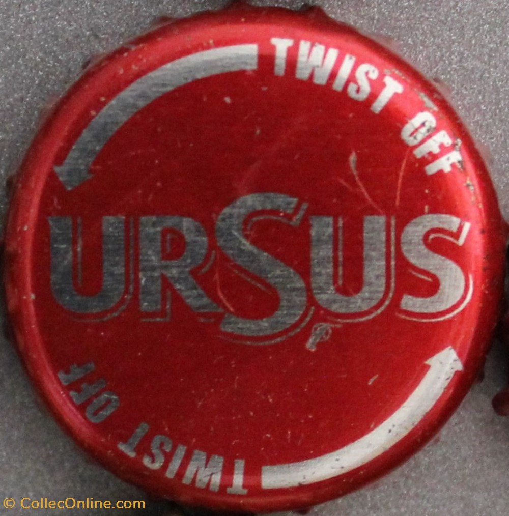 URSUS capsules muselets biere roumanie ursus