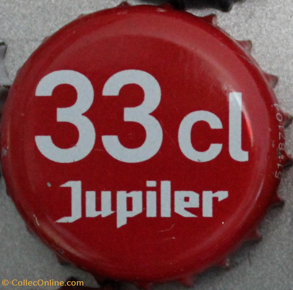JUPILER capsules muselets biere belgique jupiler