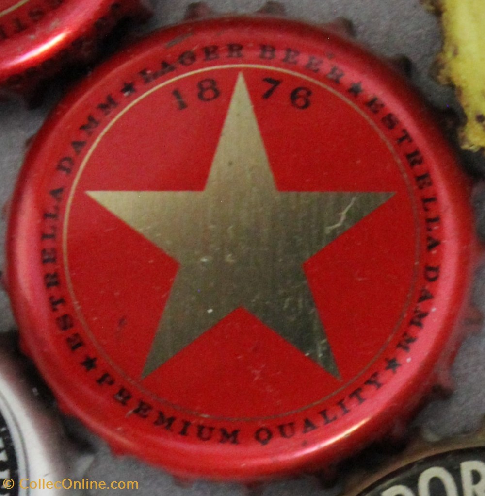 ESTRELLA DAMM capsules muselets biere espagne estrella damm