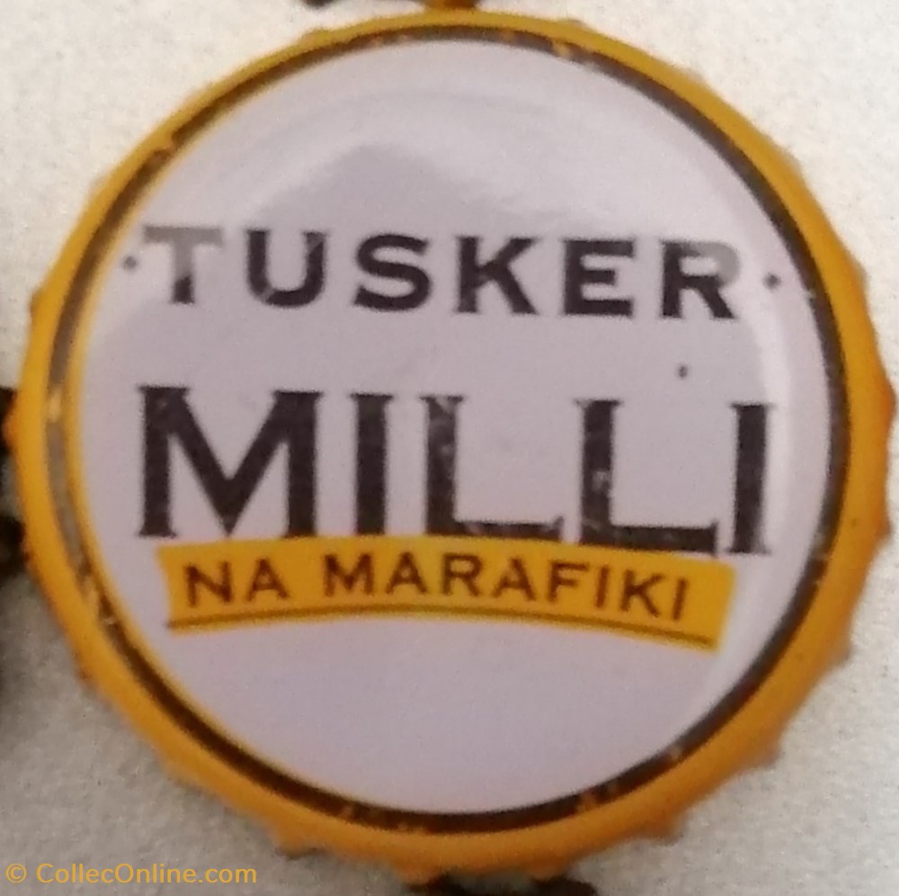 TUSKER capsules muselets biere kenya tusker