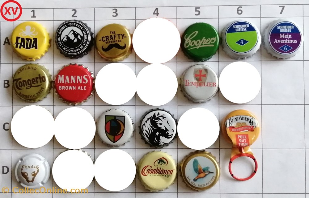 XV capsules muselets xv