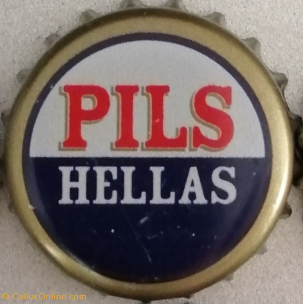PILS HELLAS capsules muselets biere grece pils hellas