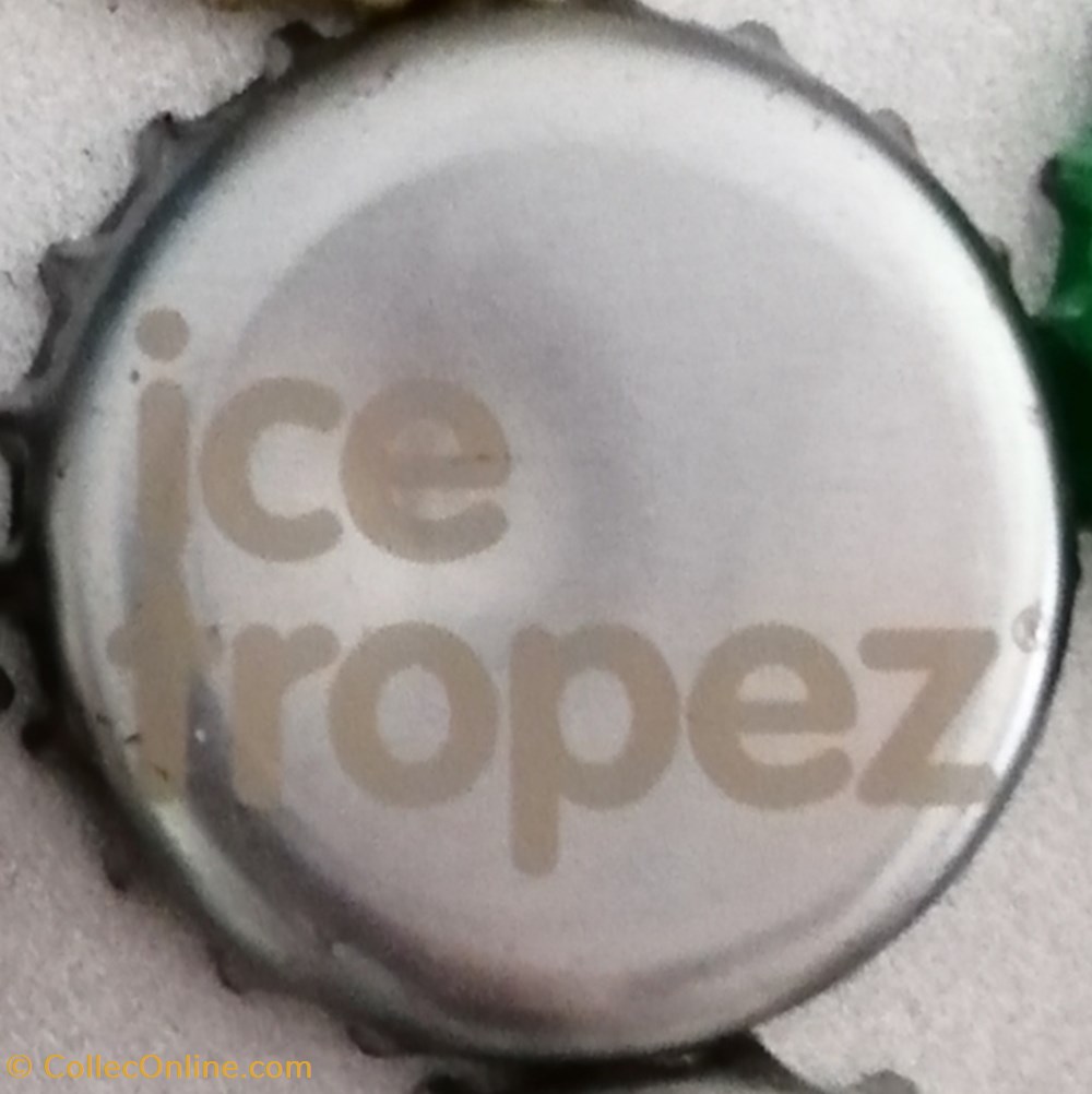 ICE TROPEZ capsules muselets soda et autres boisson ice tropez
